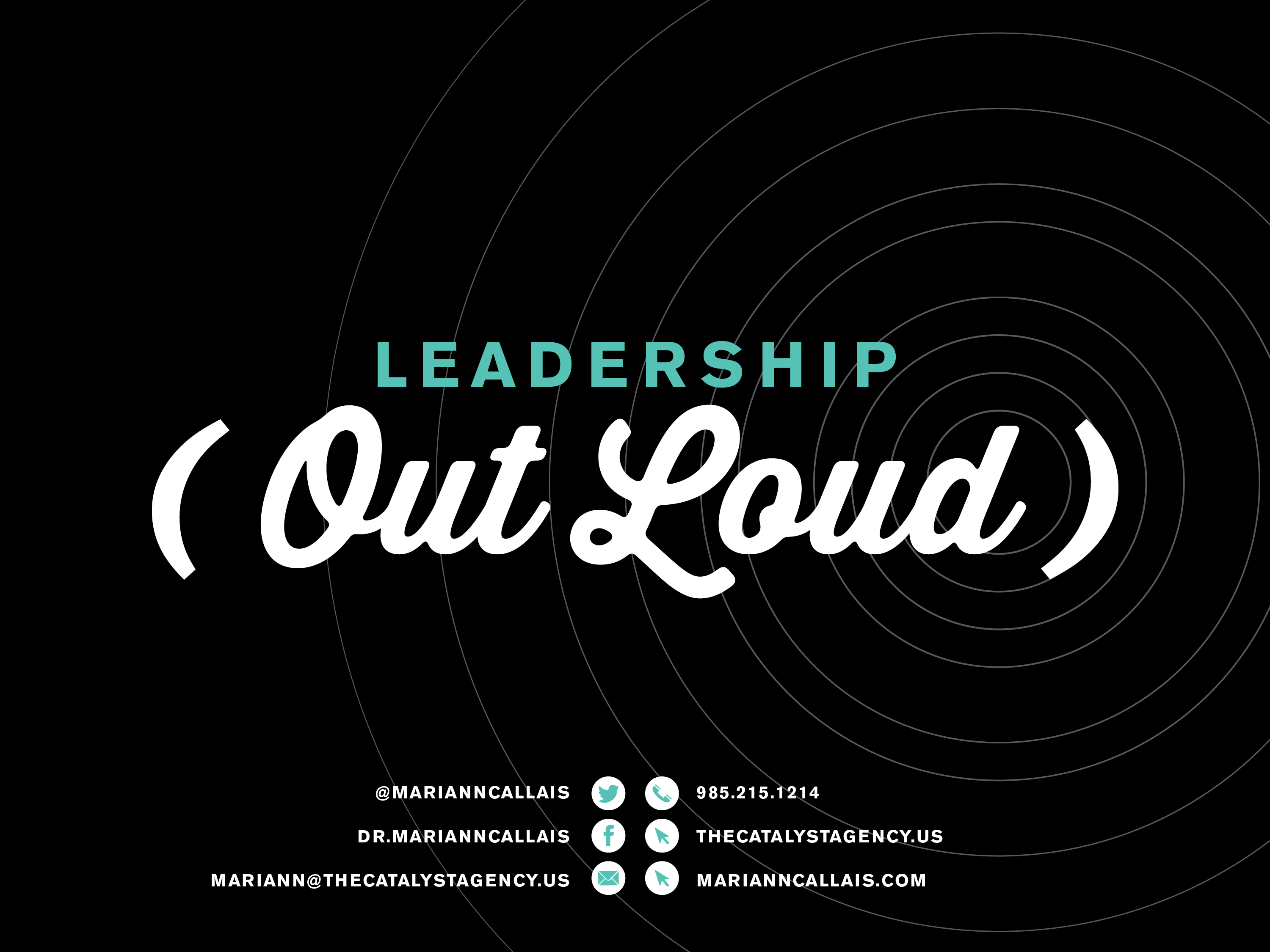 Leadership Out Loud