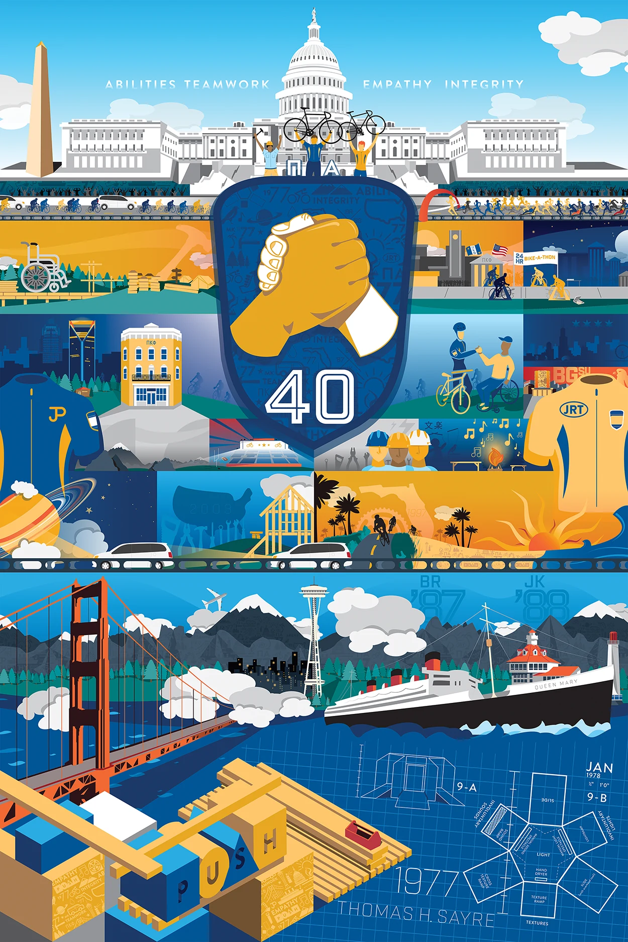 Ability Experience fortieth anniversary event graphic
