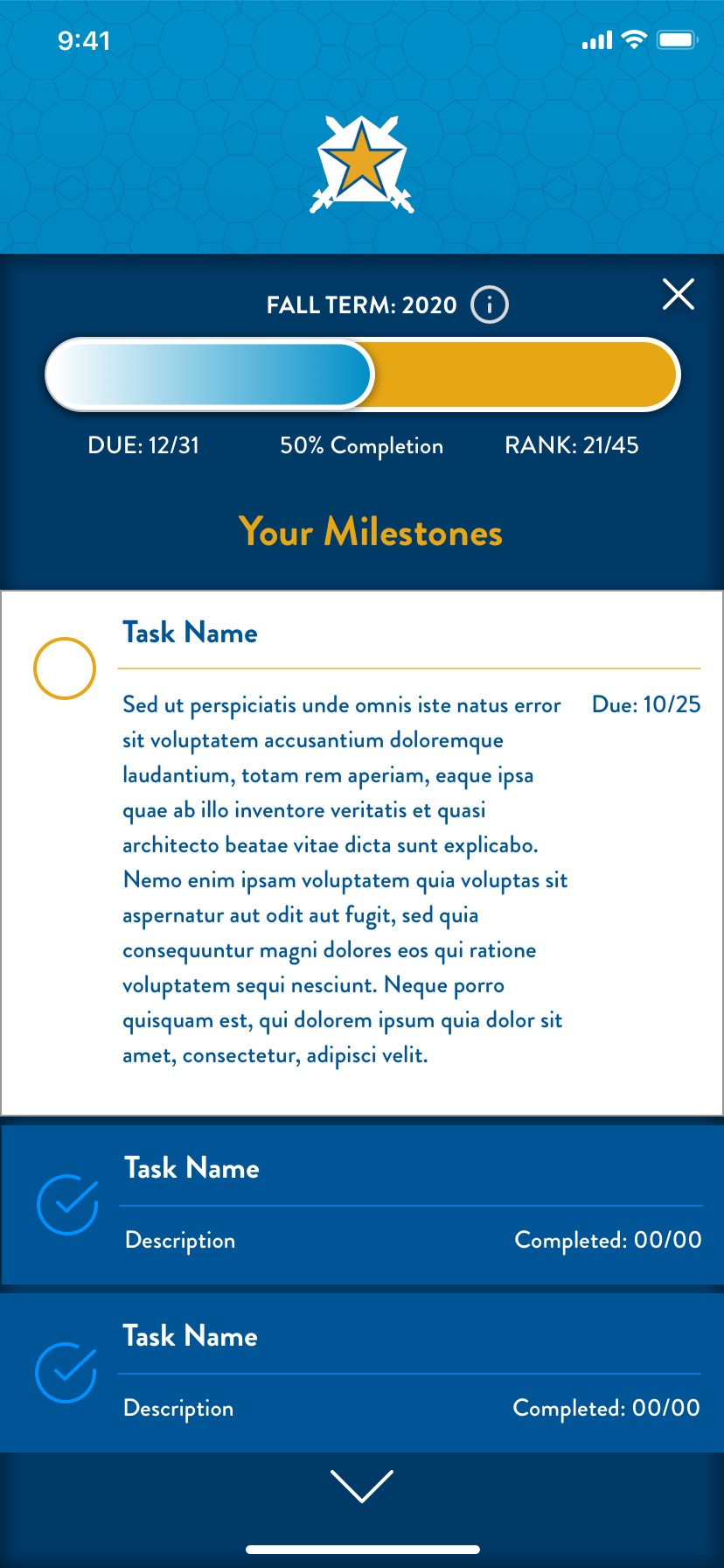 Original 2020 Pi Kapp App expanded task export
