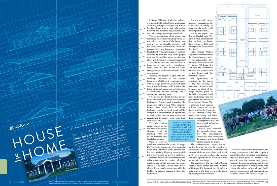 Fall 2020 — House & Home spread