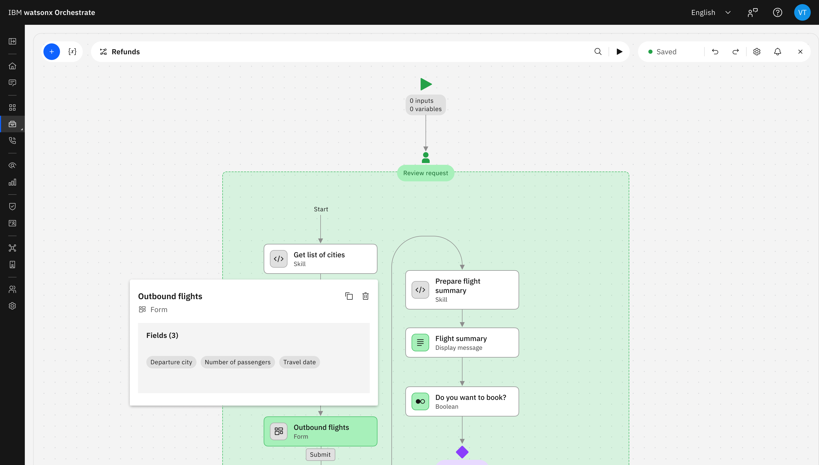 Completed User Activity connected back to the workflow