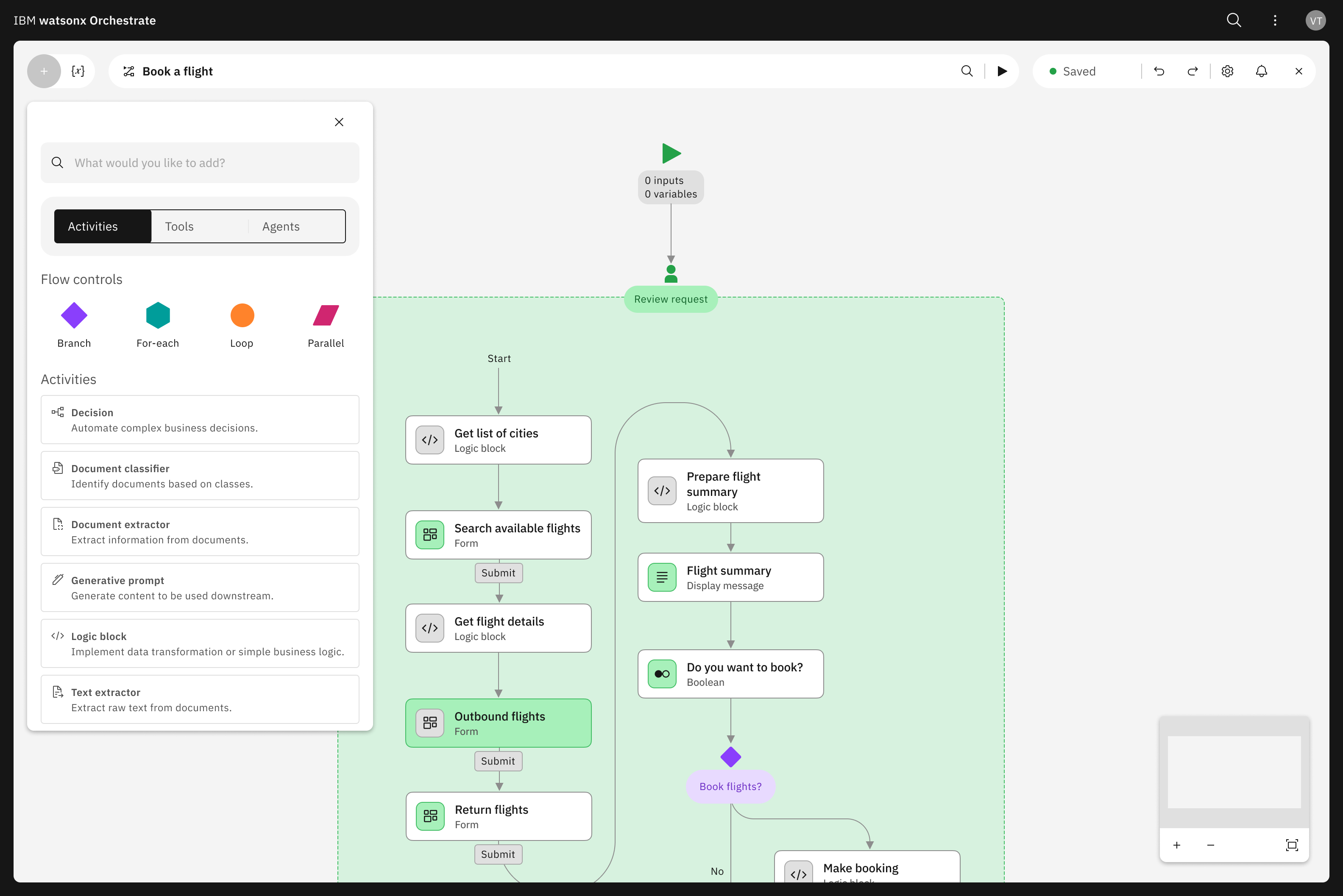 V2 agentic workflow builder